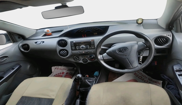 2013 Toyota Etios G, Petrol, Manual, 55,870 km, interior