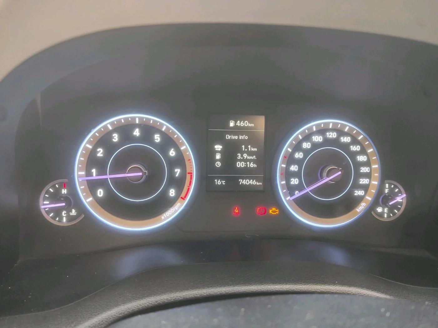 2020 Hyundai Creta SX 1.5 PETROL, Petrol, Manual, 74,046 km, interior