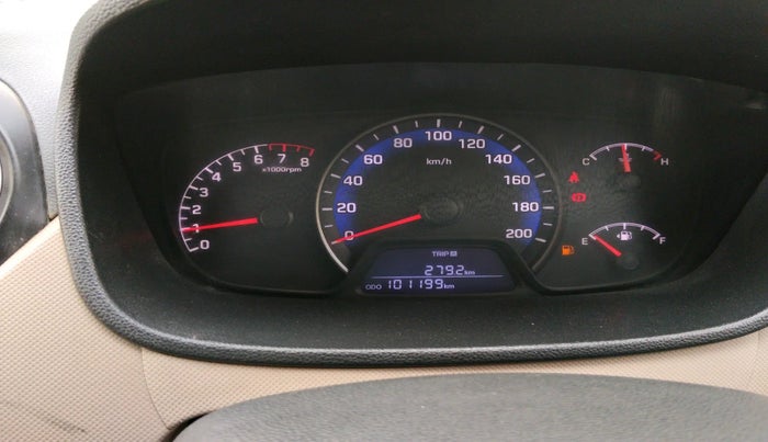 2018 Hyundai Xcent E+, Petrol, Manual, 1,01,199 km, interior