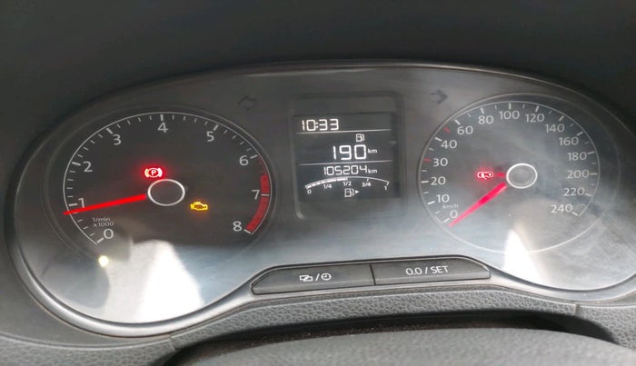 2016 Volkswagen Ameo TRENDLINE 1.2L, Petrol, Manual, 1,05,204 km, interior