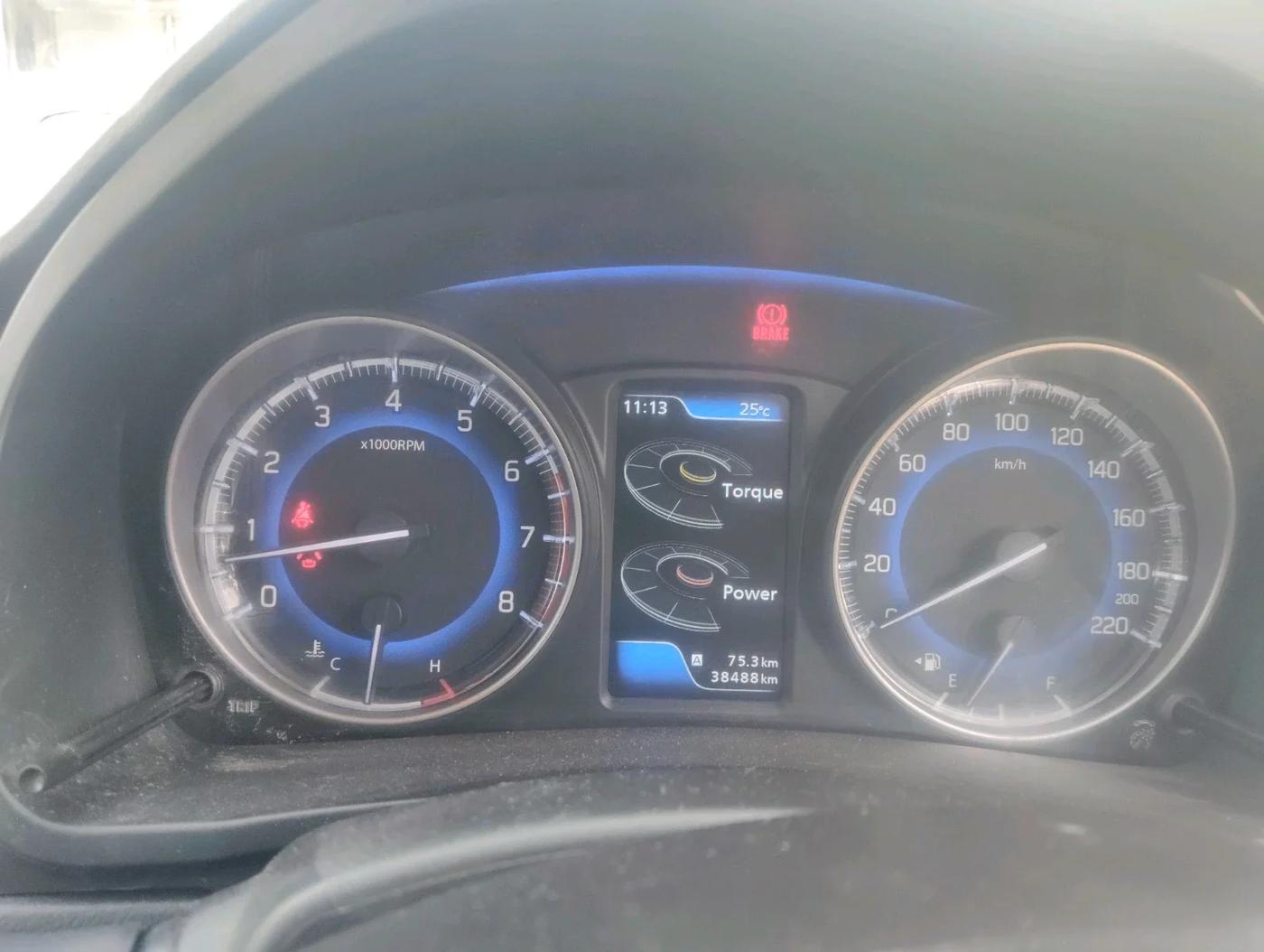 2019 Toyota Glanza G, Petrol, Manual, 38,488 km, interior