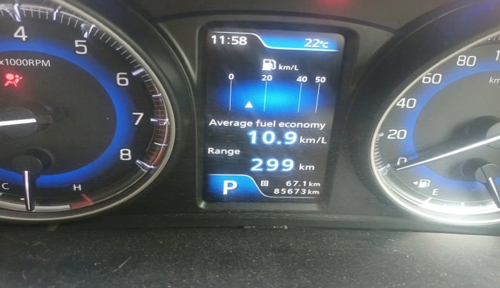 2018 Maruti Baleno ZETA CVT PETROL 1.2, Petrol, Automatic, 85,673 km, interior