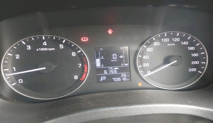 2017 Hyundai Creta SX PLUS AT 1.6 PETROL, Petrol, Automatic, 70,616 km, interior