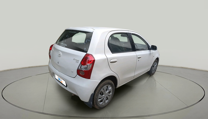 2011 Toyota Etios G, Petrol, Manual, 77,607 km, exterior