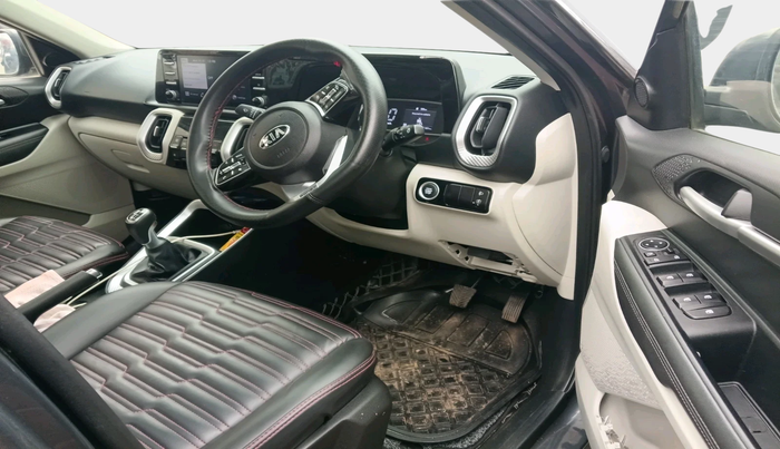 2021 KIA SONET HTX 1.0 IMT, Petrol, Manual, 15,181 km, interior