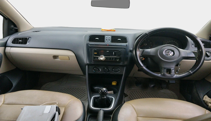 2012 Volkswagen Polo TRENDLINE 1.2L PETROL, Petrol, Manual, 2,33,559 km, interior