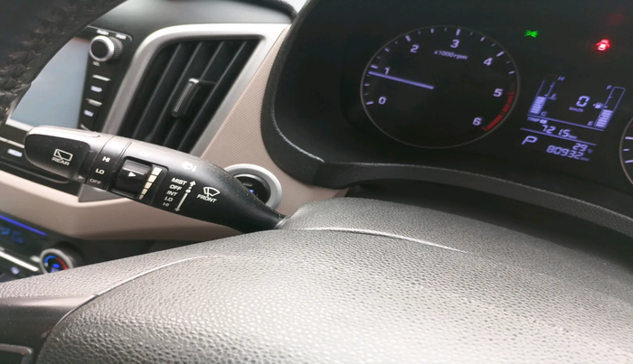 2018 Hyundai Creta SX PLUS AT 1.6 DIESEL, Diesel, Automatic, 80,932 km, interior