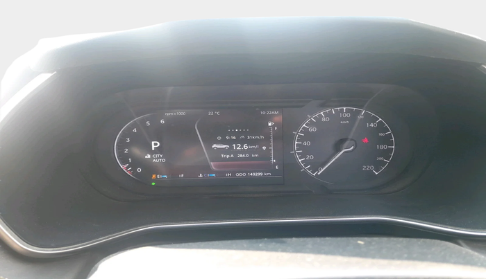 2020 Tata Harrier XZA PLUS 2.0L, Diesel, Automatic, 1,49,299 km, interior