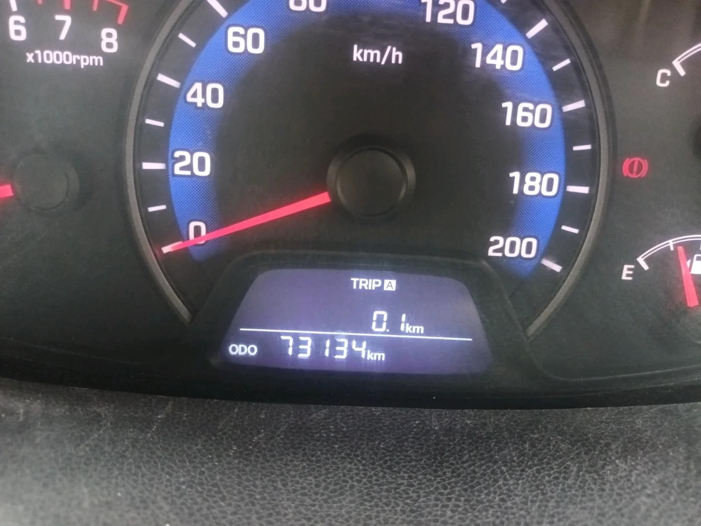 2014 Hyundai Xcent S 1.2, Petrol, Manual, 73,134 km, interior