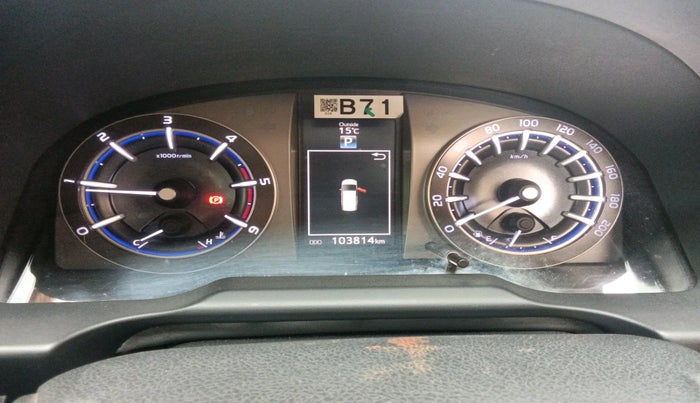 2017 Toyota Innova Crysta 2.8 ZX AT 7 STR, Diesel, Automatic, 1,03,814 km, interior