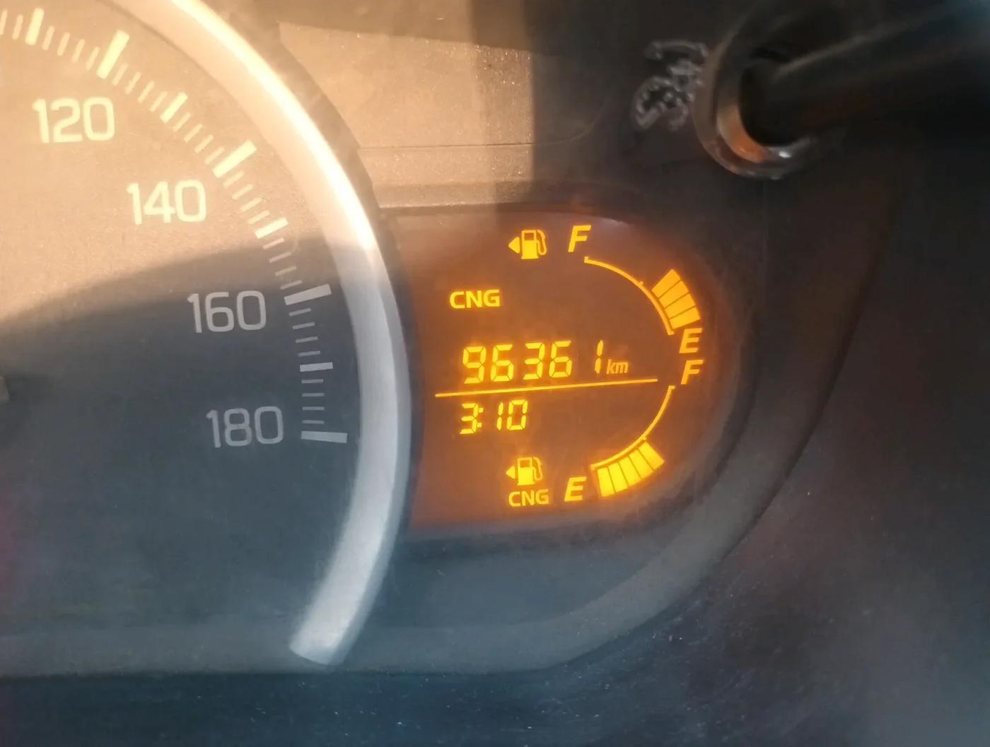2015 Maruti Celerio VXI CNG, Petrol, Manual, 96,361 km, interior