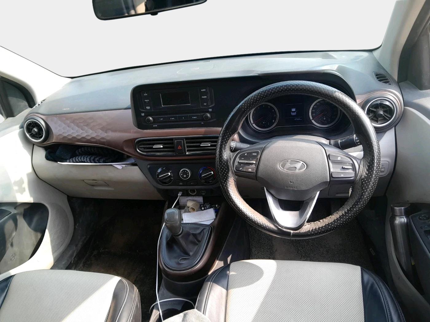 2023 Hyundai AURA S 1.2 CNG, CNG, Manual, 47,504 km, interior