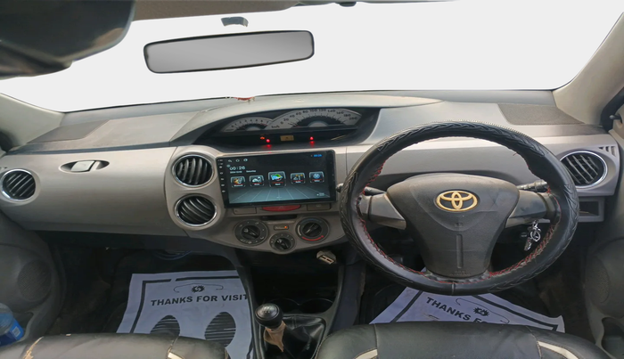 2011 Toyota Etios V, Petrol, Manual, 1,33,472 km, interior