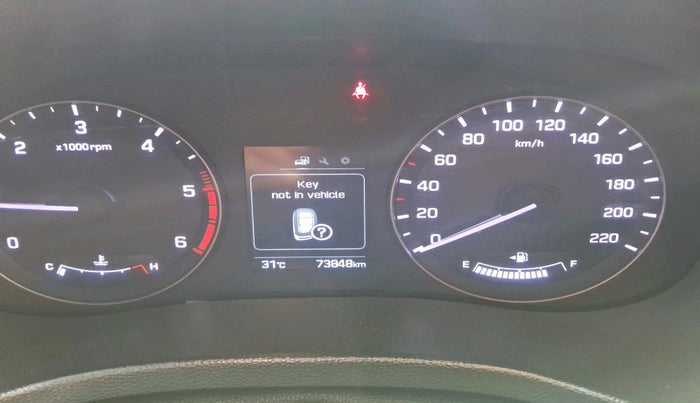 2016 Hyundai Creta SX (O) 1.6 DIESEL, Diesel, Manual, 73,848 km, interior