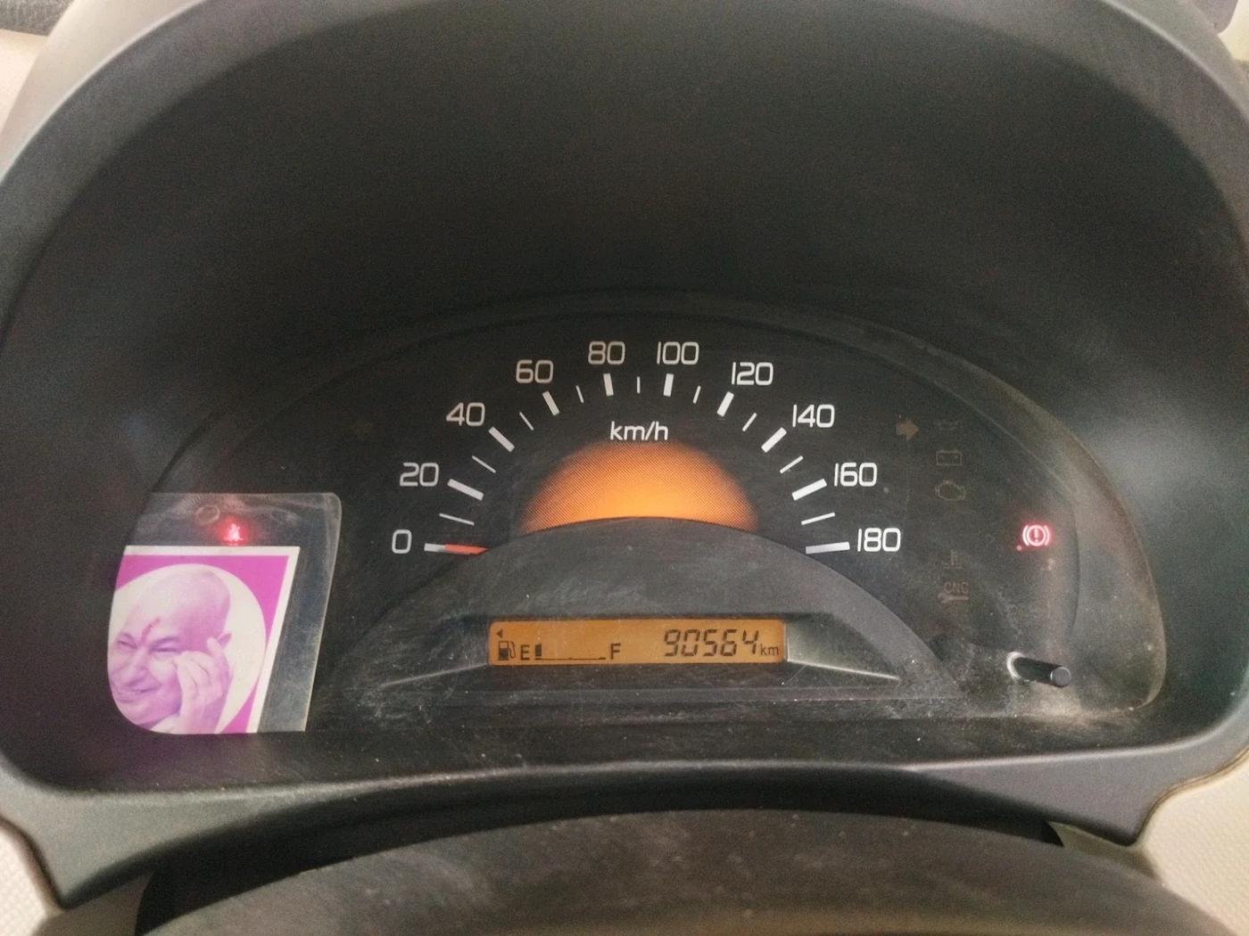 2013 Maruti Wagon R 1.0 LXI CNG, CNG, Manual, 90,564 km, interior