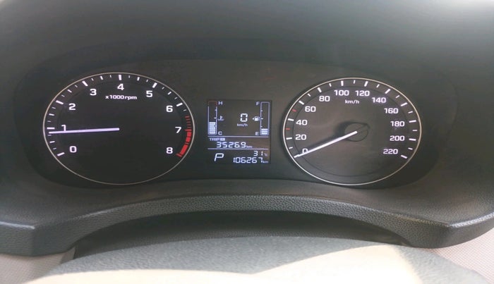 2017 Hyundai Creta SX PLUS AT 1.6 PETROL, Petrol, Automatic, 1,06,267 km, interior