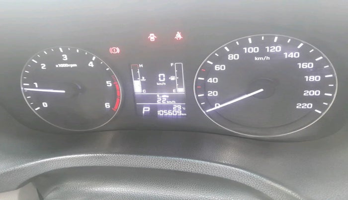 2017 Hyundai Creta SX PLUS AT 1.6 DIESEL, Diesel, Automatic, 1,05,609 km, interior