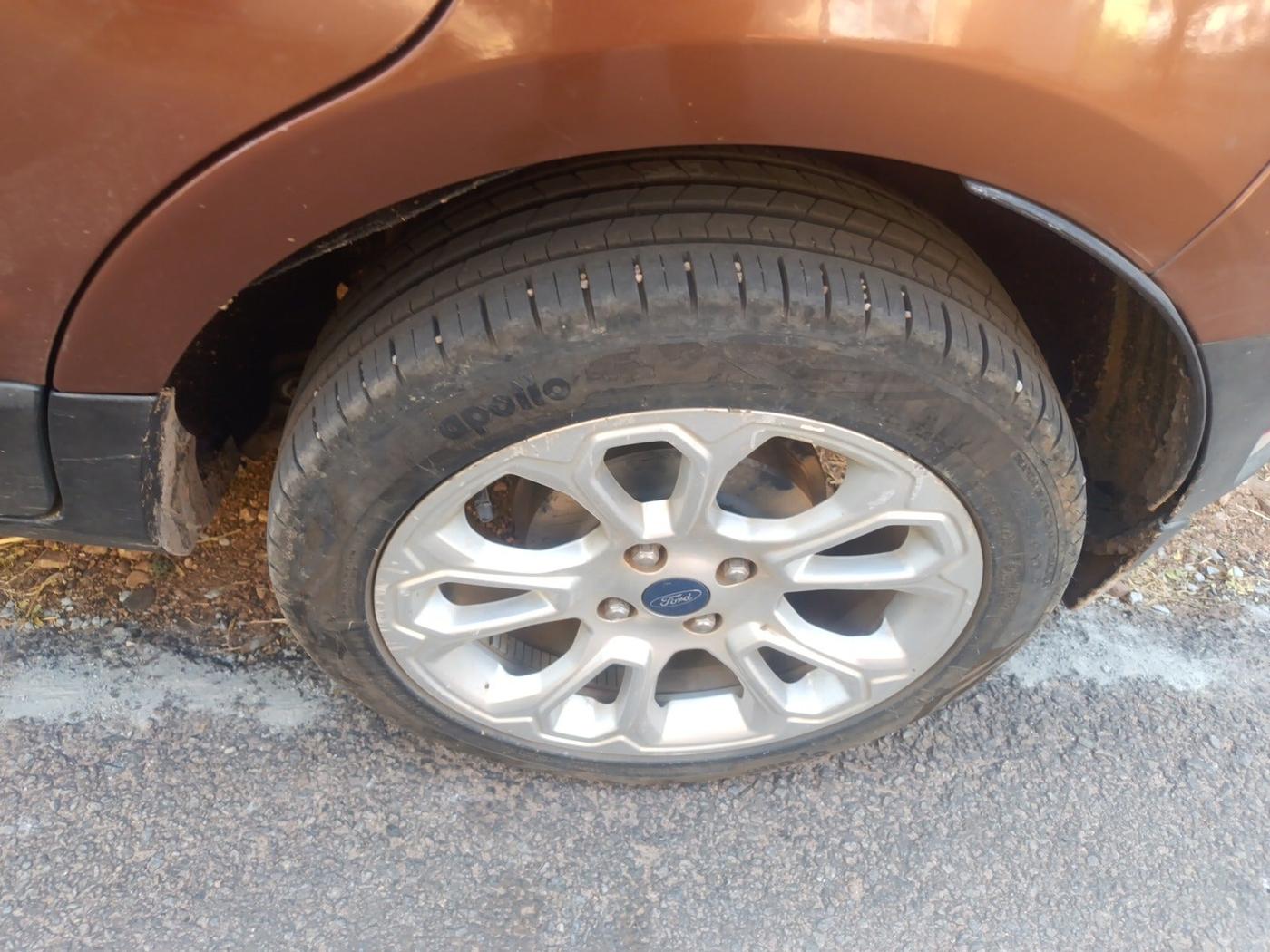 2018 Ford Ecosport TITANIUM + 1.5L PETROL AT, Petrol, Automatic, 34,563 km, tyre