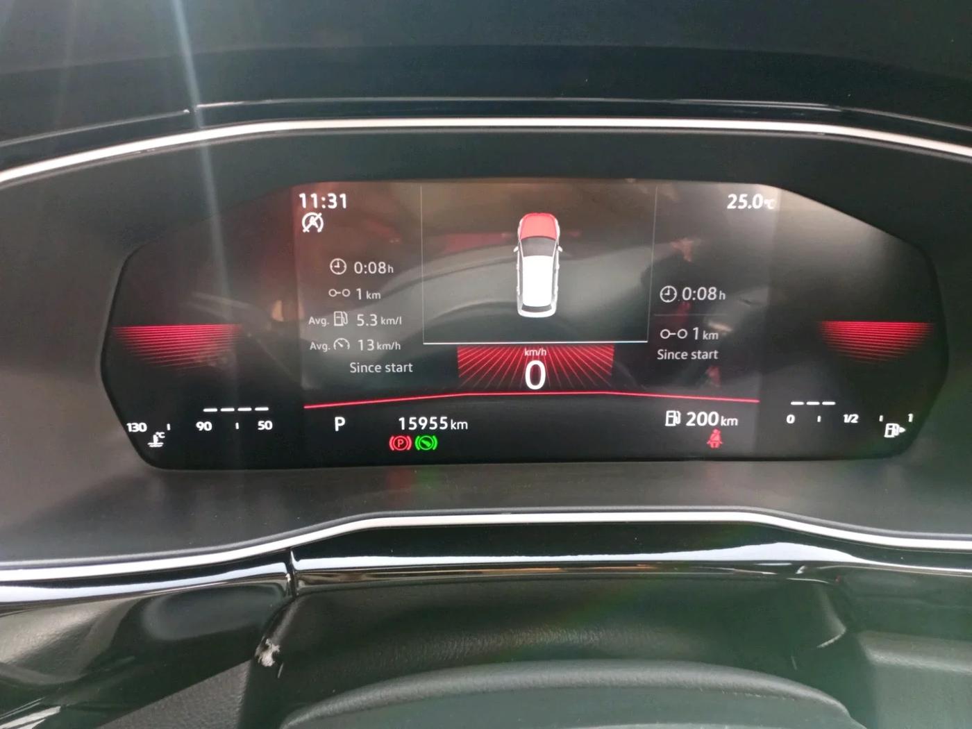 2024 Volkswagen TAIGUN GT PLUS 1.5 TSI DSG, Petrol, Automatic, 15,955 km, interior