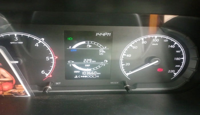 2022 Tata Harrier XT PLUS 2.0L KRYOTEC, Diesel, Manual, 1,03,660 km, interior