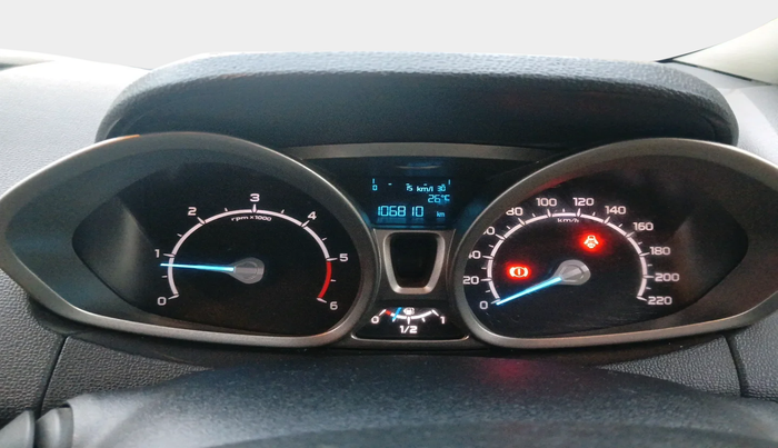 2014 Ford Ecosport TITANIUM 1.5L DIESEL, Diesel, Manual, 1,06,810 km, interior