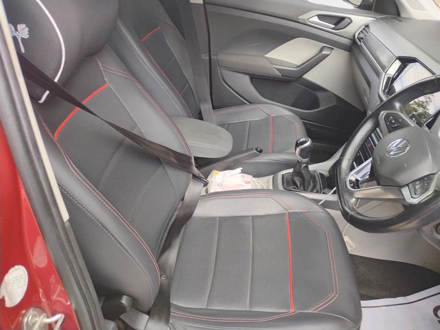 2021 Volkswagen TAIGUN HIGHLINE 1.0 TSI MT, Petrol, Manual, 1,12,000 km, interior