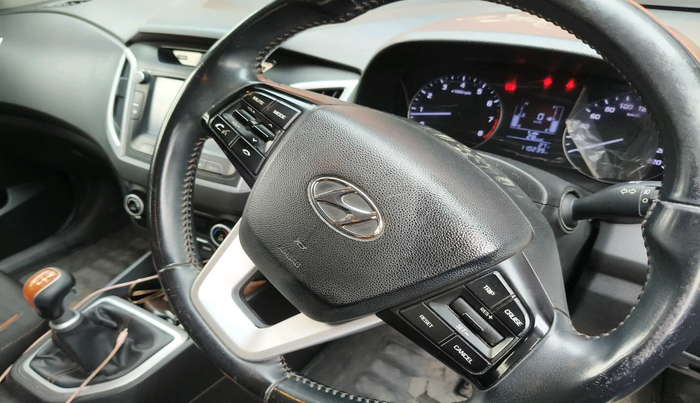 2018 Hyundai Creta SX PLUS 1.6 PETROL DUAL TONE, Petrol, Manual, 1,10,239 km, interior