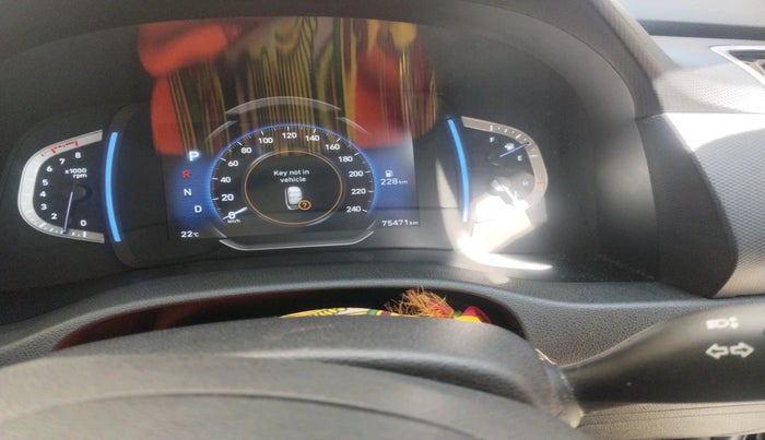 2020 Hyundai Creta SX (O) 1.4 TURBO DCT, Petrol, Automatic, 75,471 km, interior