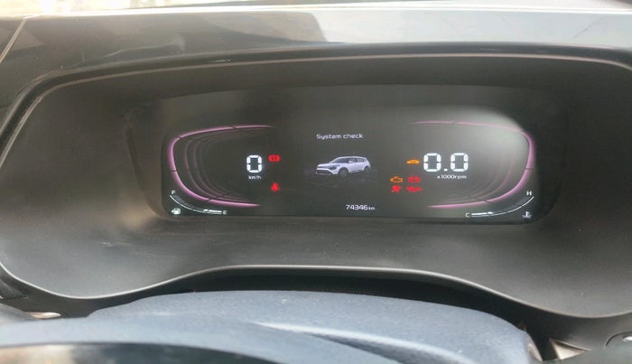 2022 KIA CARENS LUXURY PLUS 1.4 PETROL DCT 7 STR, Petrol, Automatic, 74,346 km, interior