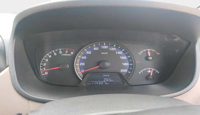 2014 Hyundai Xcent SX 1.2, Petrol, Manual, 1,14,327 km, interior