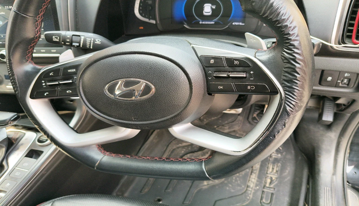 2020 Hyundai Creta SX (O) 1.4 TURBO DCT DUAL TONE, Petrol, Automatic, 47,105 km, interior