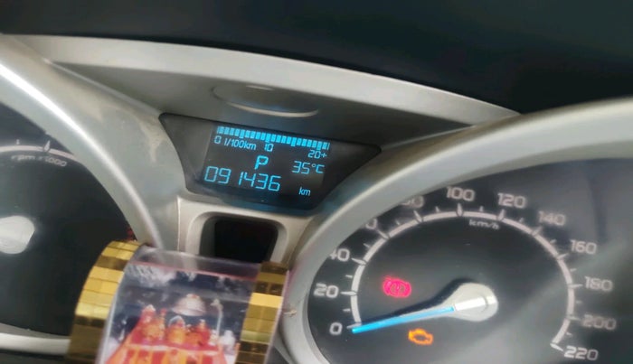 2016 Ford Ecosport TITANIUM 1.5L PETROL AT, CNG, Automatic, 91,436 km, interior