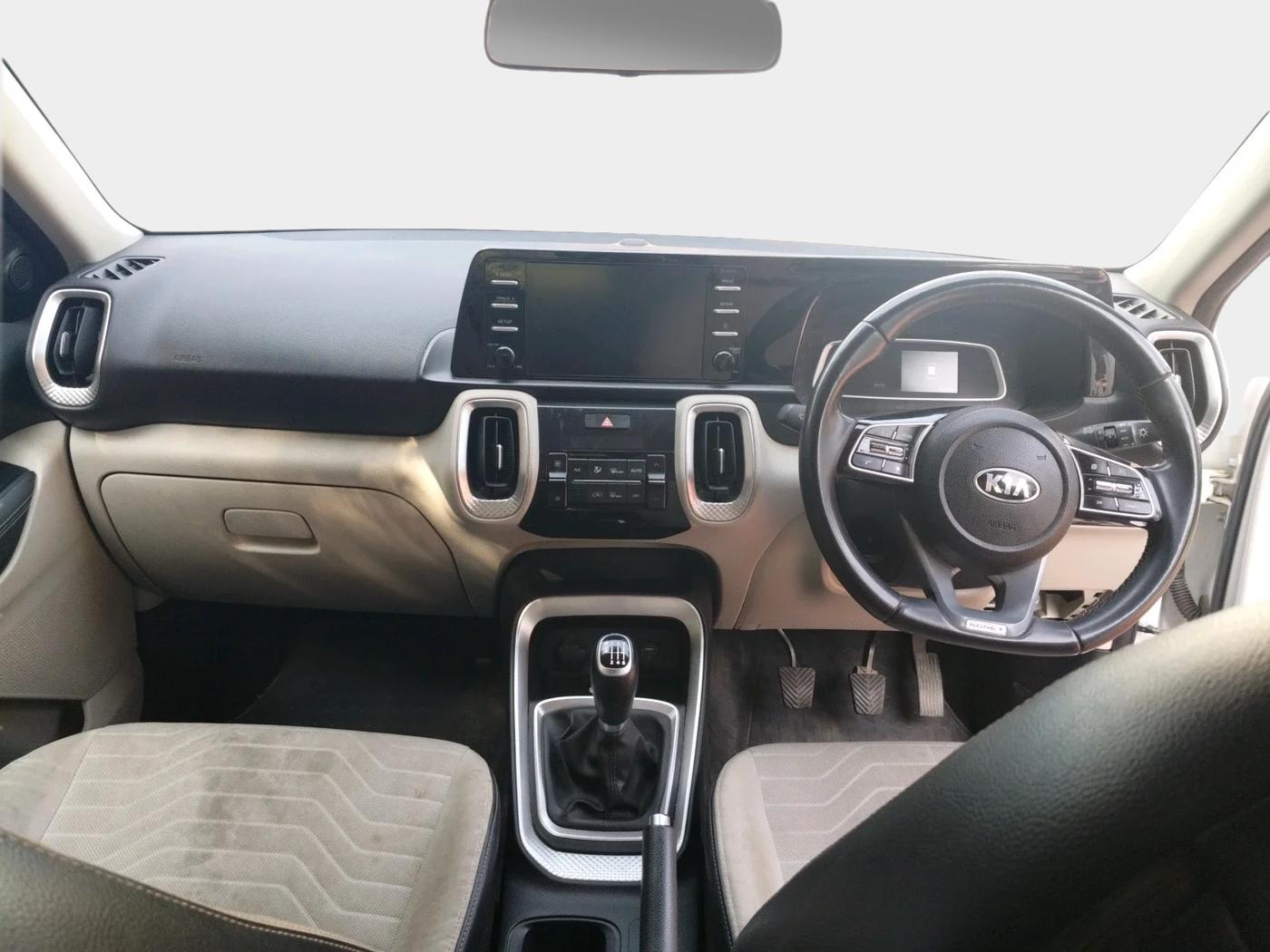 2020 KIA SONET HTX 1.5, Diesel, Manual, 30,540 km, interior