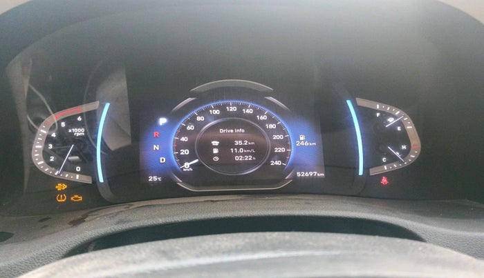 2022 Hyundai Creta SX (O) AT 1.5 DIESEL, Diesel, Automatic, 52,697 km, interior