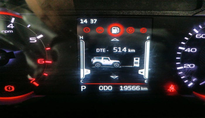 2023 Mahindra Thar LX P 2WD AT HT, Petrol, Automatic, 19,566 km, interior