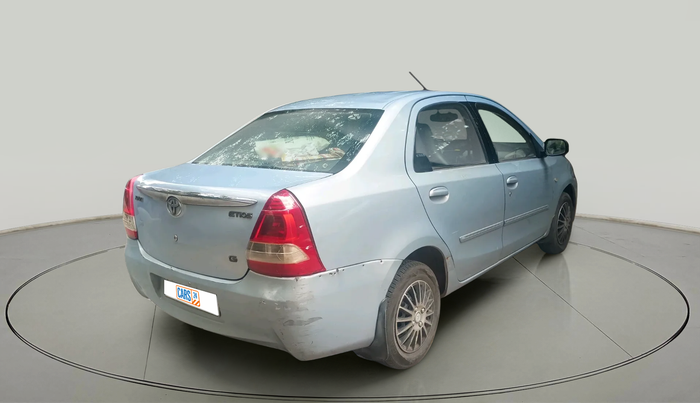 2011 Toyota Etios G, Petrol, Manual, 88,617 km, exterior