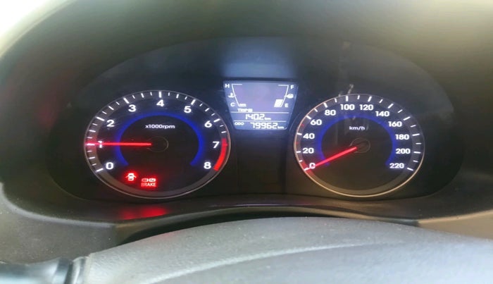 2012 Hyundai Verna FLUIDIC 1.4 VTVT, Petrol, Manual, 79,962 km, interior