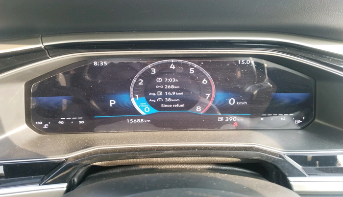 2023 Volkswagen VIRTUS TOPLINE TSI 1.0 AT, Petrol, Automatic, 15,688 km, interior