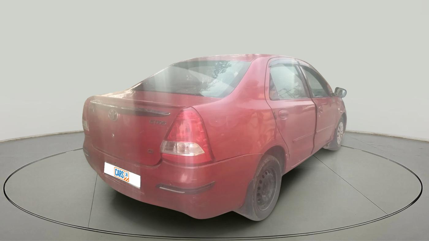 2011 Toyota Etios G, Petrol, Manual, 78,200 km, exterior