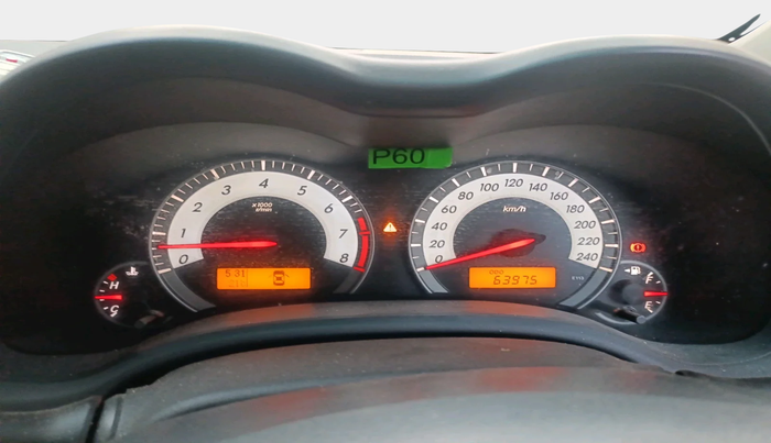 2011 Toyota Corolla Altis G PETROL, Petrol, Manual, 63,975 km, interior