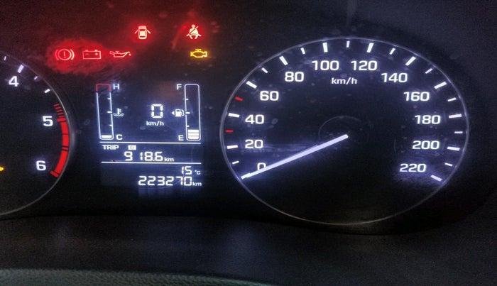 2016 Hyundai Creta S 1.4 DIESEL, Diesel, Manual, 2,23,270 km, interior