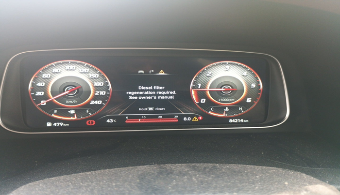 2022 Hyundai ALCAZAR PLATINUM 1.5 MT 7STR, Diesel, Manual, 88,000 km, interior