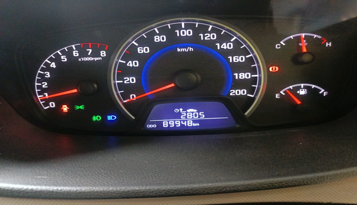 2016 Hyundai Grand i10 SPORTZ 1.2 KAPPA VTVT, Petrol, Manual, 89,948 km, interior