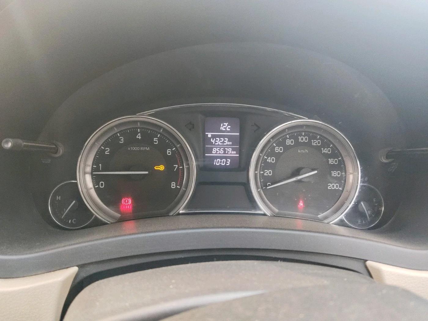2014 Maruti Ciaz ZXI, CNG, Manual, 85,679 km, interior