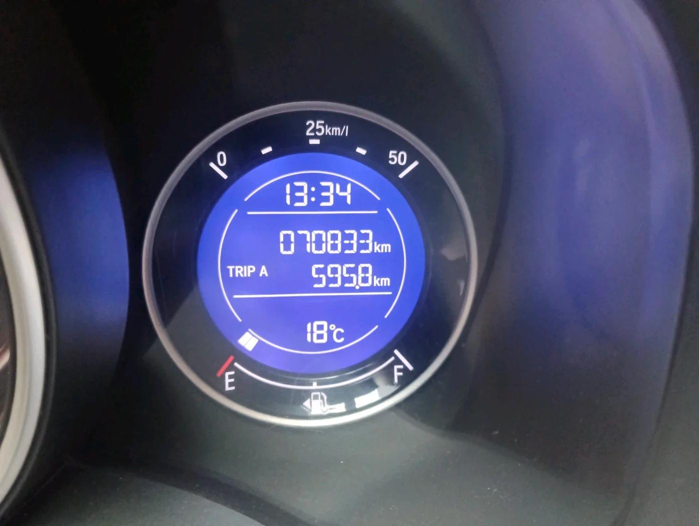 2017 Honda Jazz 1.2L I-VTEC VX, Petrol, Manual, 70,833 km, interior