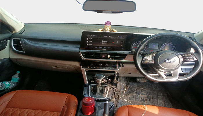 2020 KIA SELTOS HTX IVT 1.5 PETROL, Petrol, Automatic, 1,39,454 km, interior