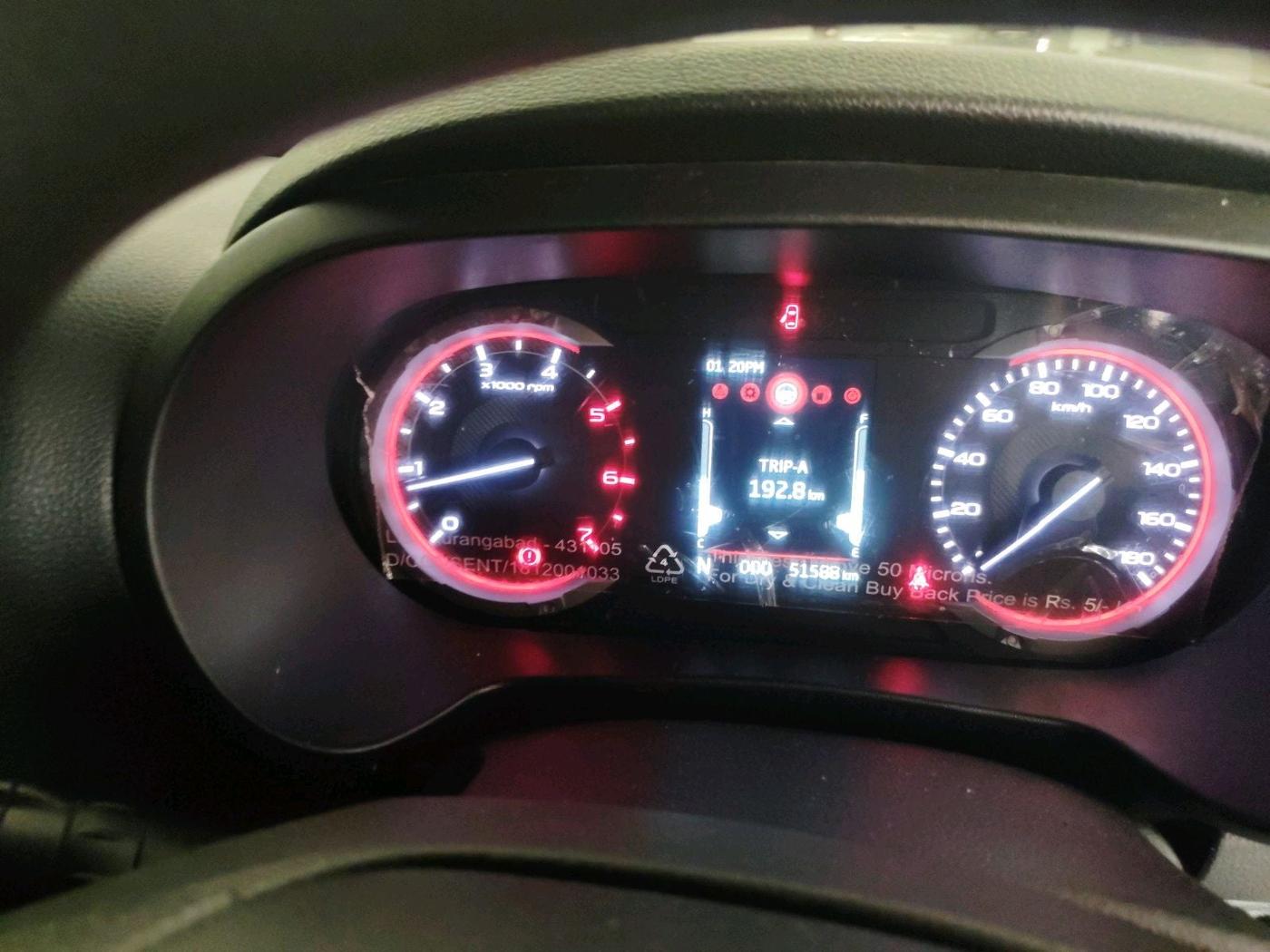2020 Mahindra Thar LX D 4*4 MT HT, Diesel, Manual, 51,588 km, interior