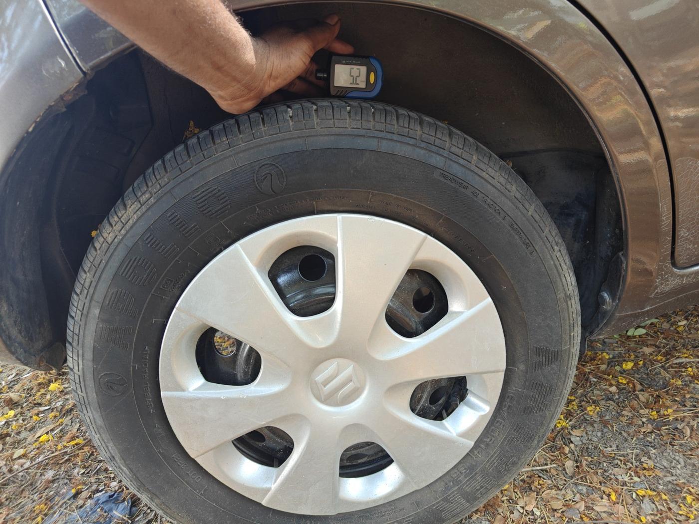 2014 Maruti Ritz VXI, Petrol, Manual, 65,512 km, tyre