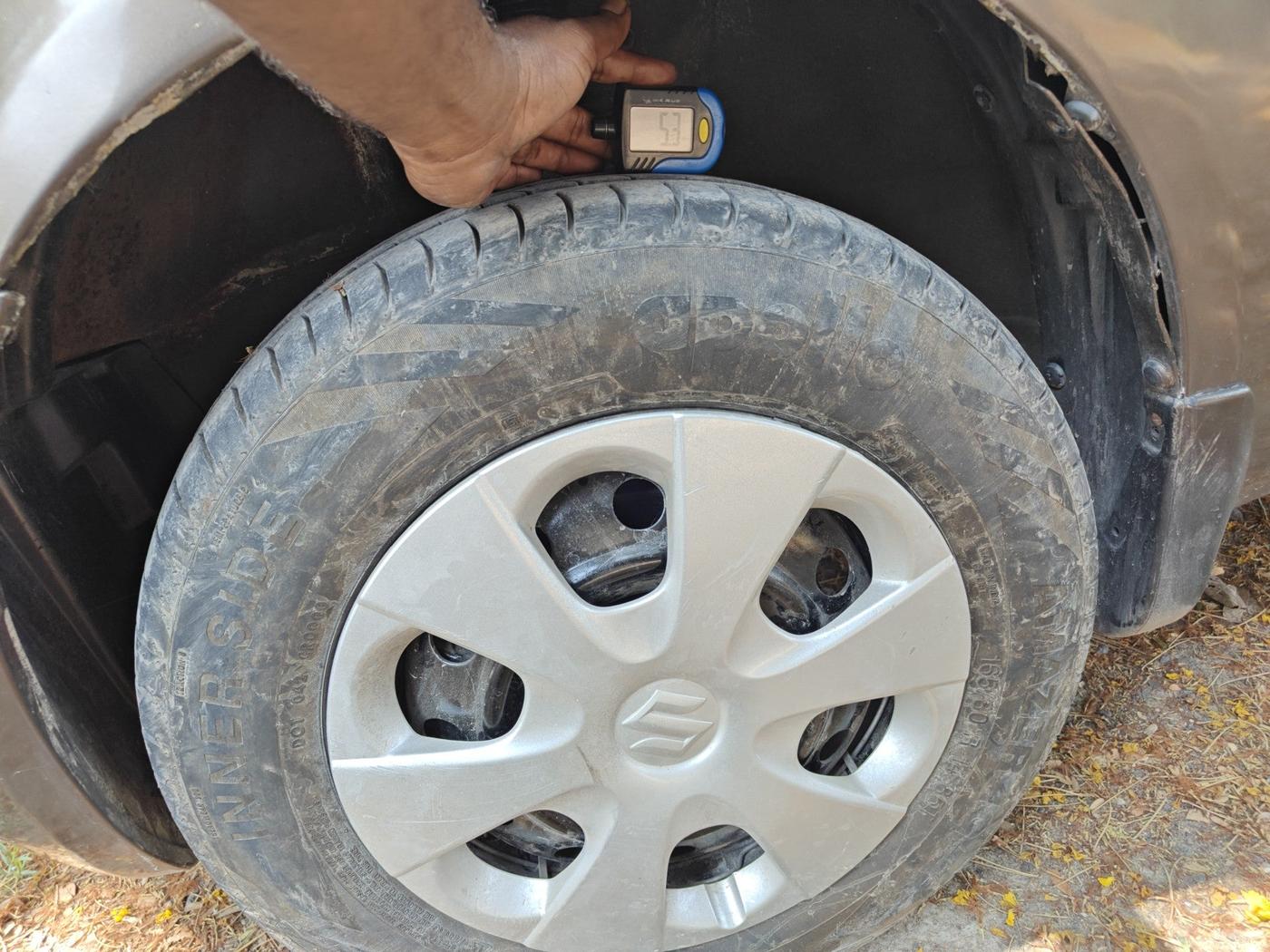 2014 Maruti Ritz VXI, Petrol, Manual, 65,512 km, tyre
