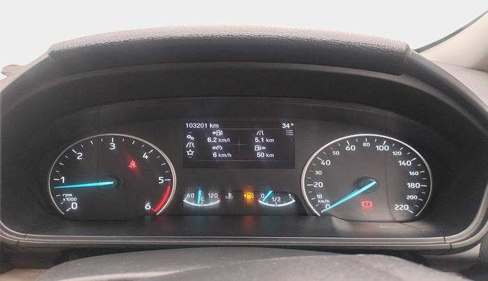 2020 Ford Ecosport TITANIUM 1.5L DIESEL, Diesel, Manual, 1,03,201 km, interior